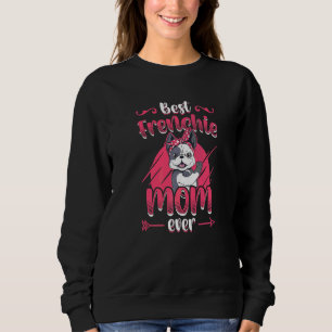 Beste Mama Frenchie Ever Girls Französische Bulldo Sweatshirt