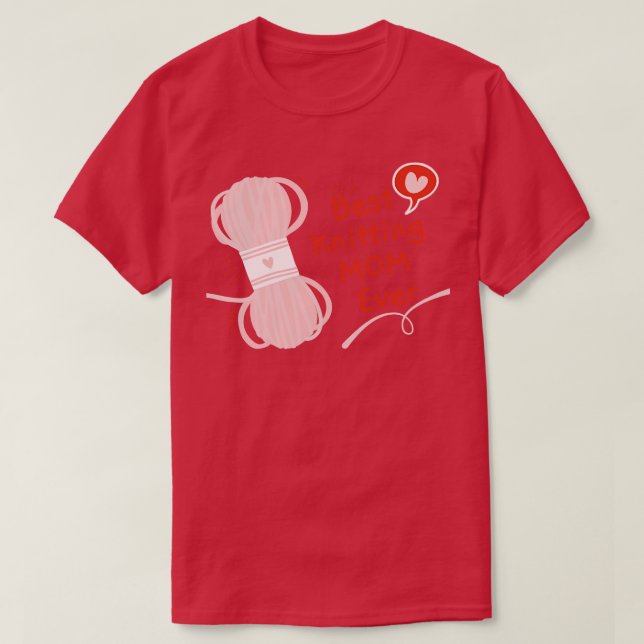 Beste Mama für das Knittern je 309 T-Shirt (Design vorne)