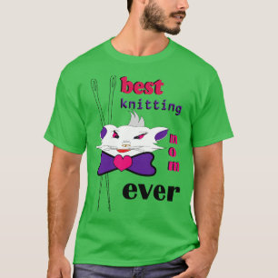 Beste Mama für das Stricken 454 T-Shirt