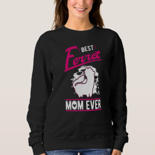 Beste Mama für Frettchen Sweatshirt