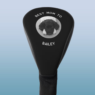 Beste Mama für Hund benutzerdefinierter Text Foto Golf Headcover