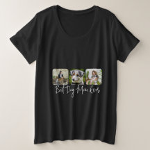 Beste Mama für Hunde - Benutzerdefinierte 3-Foto C