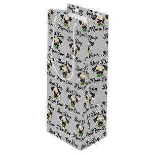 Beste Mama für Hunde Geschenktüte Für Weinflaschen