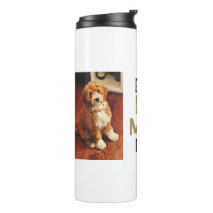 Beste Mama für Hunde je Besitzer 2 Fotos Thermosbecher