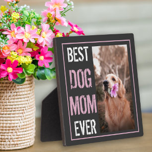 Beste Mama für Hunde je Foto Happy Mother Day Fotoplatte