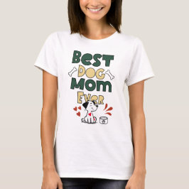 Beste Mama für Hunde je - Niedliche Liebe T-Shirt