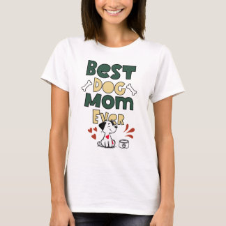 Beste Mama für Hunde je - Niedliche Liebe T-Shirt