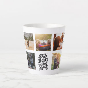 Beste Mama für Hunde je Personalisierte FotoCollag Milchtasse
