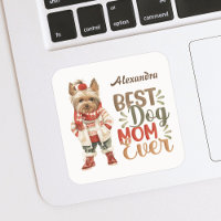 Beste Mama für Hunde je Yorkie Custom