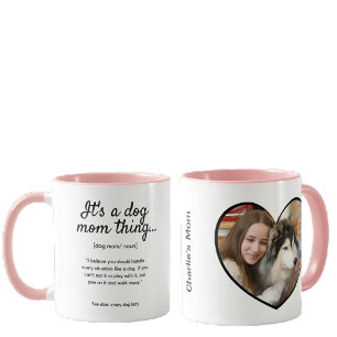 Beste Mama für Hunde - kundenspezifisches Foto und Tasse
