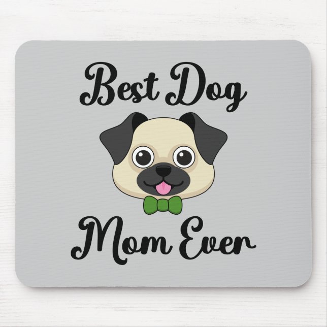 Beste Mama für Hunde Mousepad (Vorne)