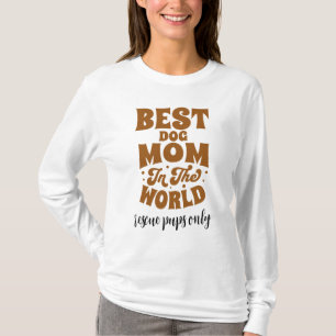 Beste Mama für Hunde nur im Retro-Bereich T-Shirt