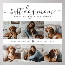 Beste Mama für Hunde: Personalisierter Foto Mutter