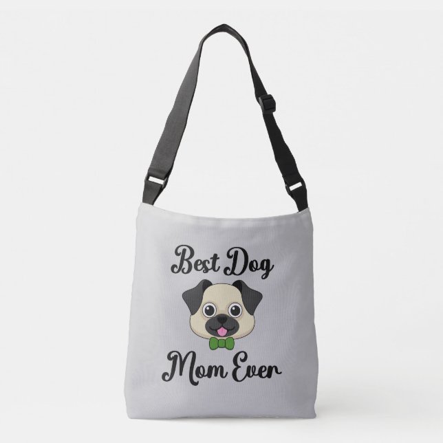 Beste Mama für Hunde Tragetaschen Mit Langen Trägern (Vorderseite)