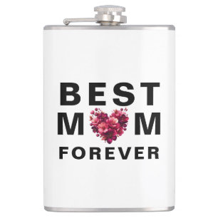 Beste MAMA für immer - Chic & Compact Geschenkflas Flachmann