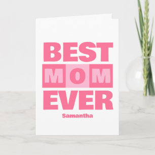 Beste Mama für jedes Personalisierte Foto Grußkart Karte