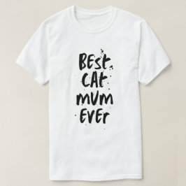Beste Mama für Katzen je Modernes Einfaches Niedli T-Shirt