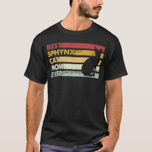 Beste Mama für Katzen je Mutter Sphynx Katze T-Shirt