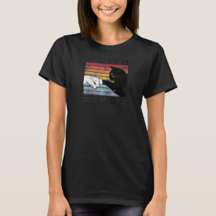 Beste Mama für Katzen je Retro Katzenklasse Mama T T-Shirt
