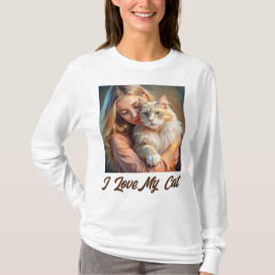 Beste Mama für Katzen - Personalisiertes Frauenhem T-Shirt