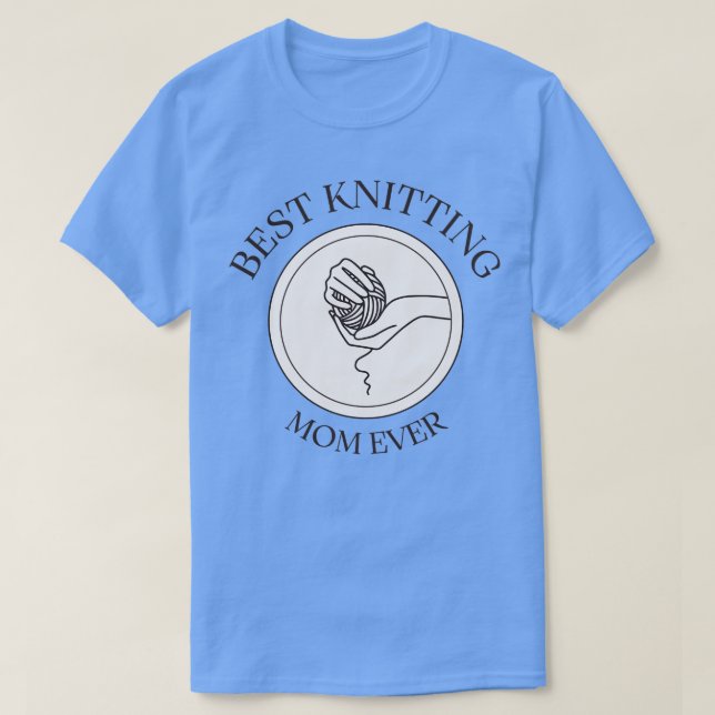 Beste Mama für Knittern je 77 T-Shirt (Design vorne)