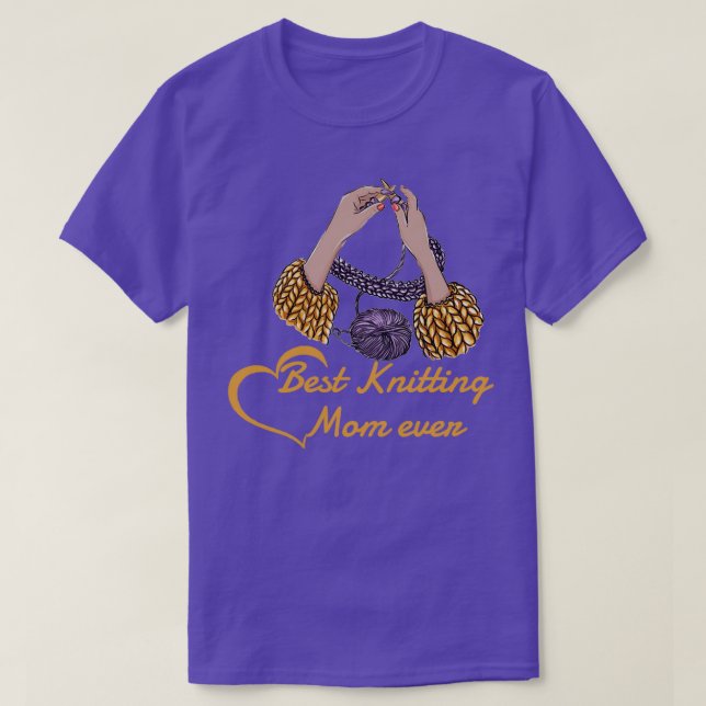 Beste Mama für Knittern je 94 T-Shirt (Design vorne)