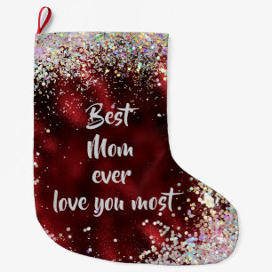 Beste Mama Großer Weihnachtsstrumpf