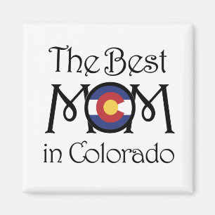 Beste Mama im Colorado Mahnet Magnet