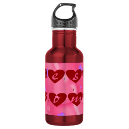Beste Mama im Herzen Trinkflasche