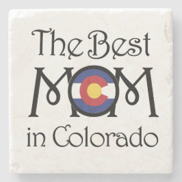 Beste Mama in Colorado Steinuntersetzer