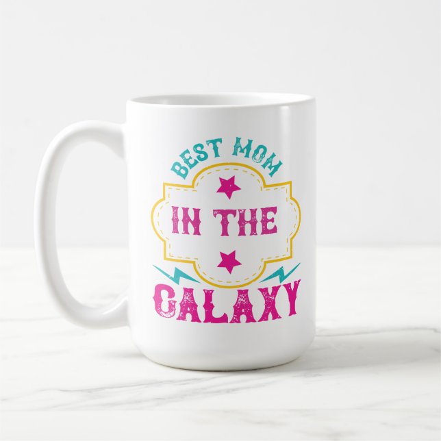 Beste Mama in der Galaxie Kaffeetasse (Links)