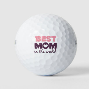 Beste Mama in der Welt, glückliches Golfball