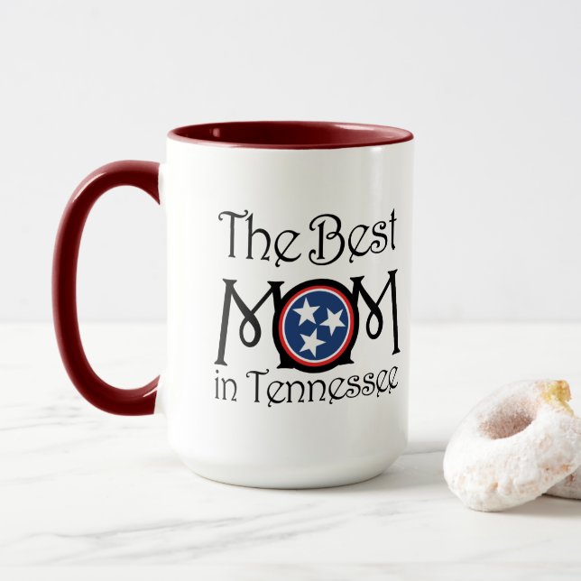 Beste Mama in Tennessee Tasse 15oz (Mit Donut)