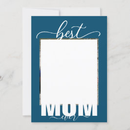 Beste MAMA je 3 Kinder Foto Muttertag Einladung