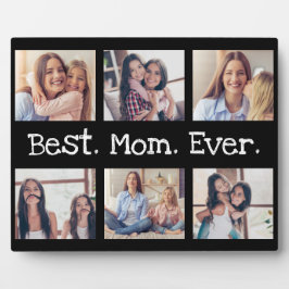 Beste Mama je 6 Foto Collage Personalisiert Spaß Fotoplatte