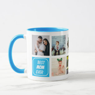 Beste Mama je 8 benutzerdefiniertes Foto Tasse