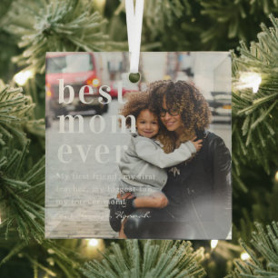 Beste Mama je   Angebot und Foto Ornament Aus Glas
