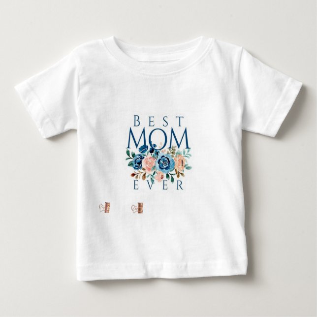 Beste Mama je Baby T-shirt (Vorderseite)