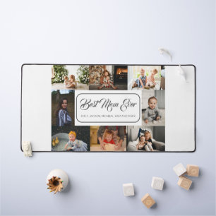 Beste Mama je benutzerdefiniert 8 FotoCollage Schreibtischunterlage