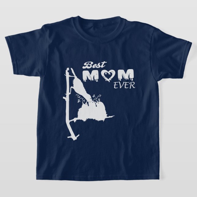 Beste Mama je - Benutzerdefiniert Personalisiert T-Shirt (Ablage )