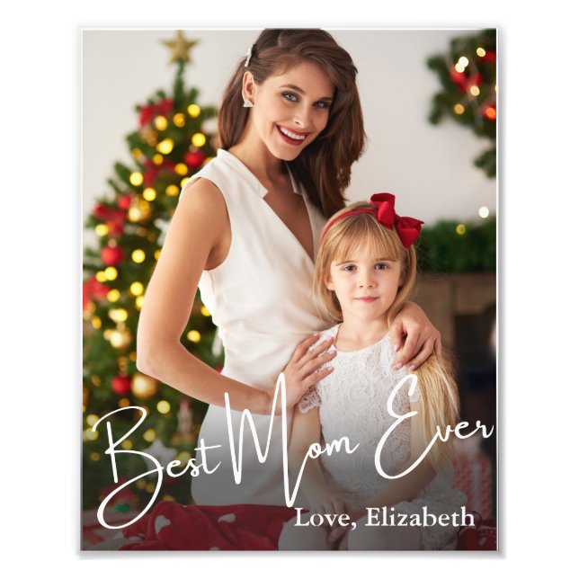 Beste Mama je benutzerdefiniertes Foto (Vorne)