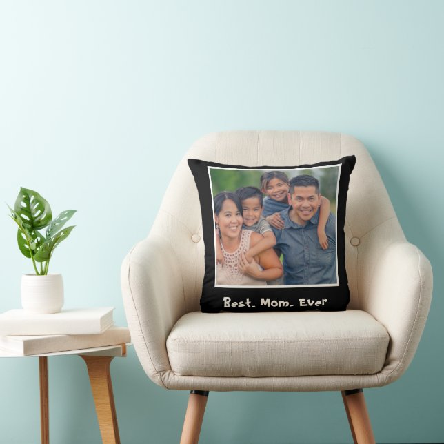 Beste Mama je benutzerdefiniertes Foto Kissen (Stuhl )