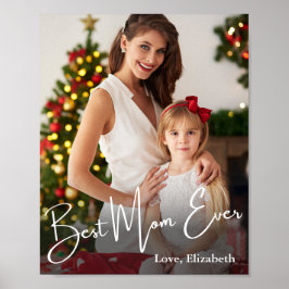 Beste Mama je benutzerdefiniertes Foto Poster