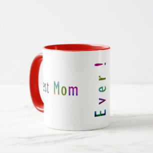 Beste Mama je, Bester Vater je in Fun Frühlingsfar Tasse