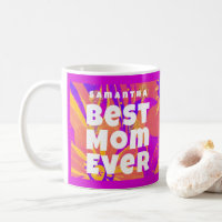 Beste Mama je blühende naive Kunst