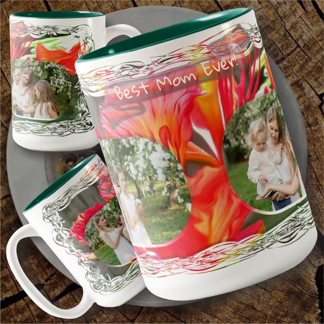 Beste Mama je Blume 1583 Zweifarbige Tasse (Von Creator hochgeladen)
