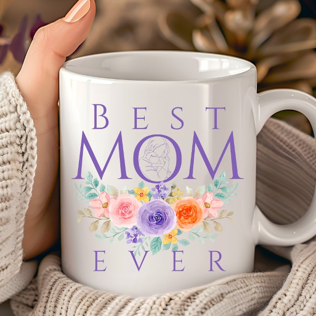 Beste Mama je Blume, Muttertagsangebot Kaffeetasse (Von Creator hochgeladen)