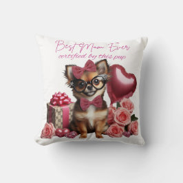 Beste Mama je Chihuahua-Welpe Kissen