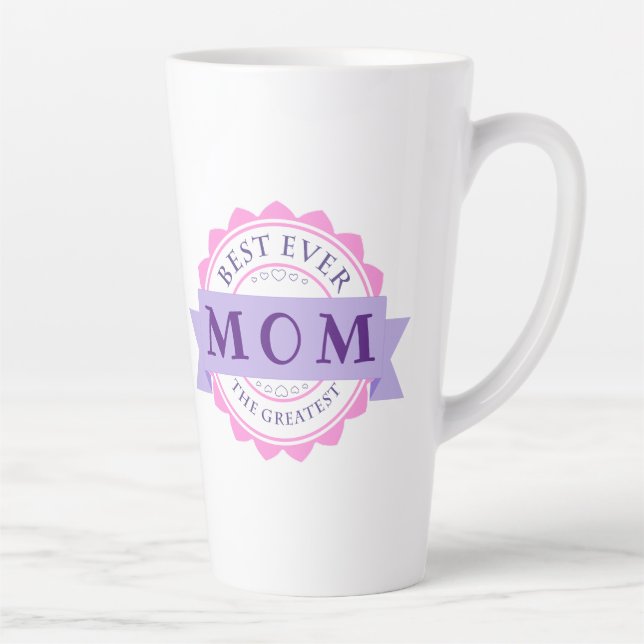 Beste MAMA je Der Bestste Muttertag Milchtasse (Rechts)