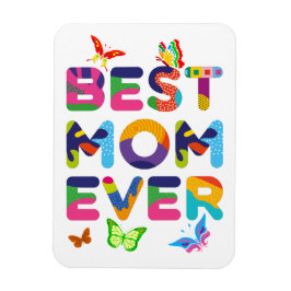 Beste Mama je farbenfroh Magnet